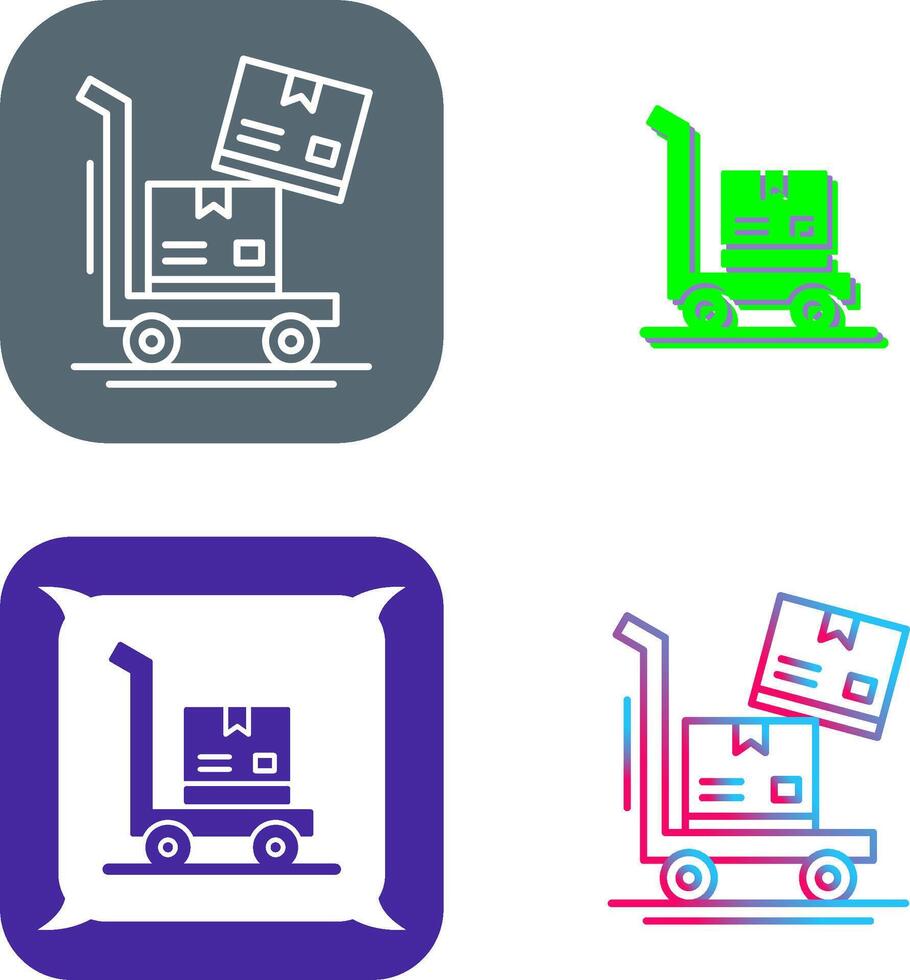 Trolly Icon Design vector