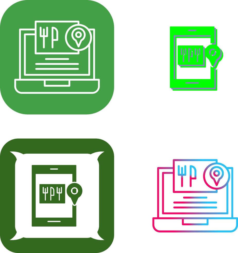 Food Delivery Icon Design vector