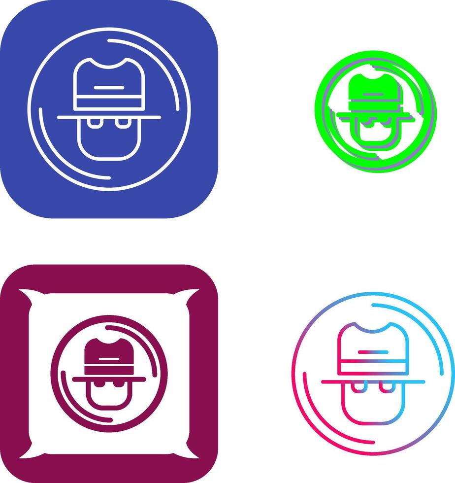 Spy Icon Design vector