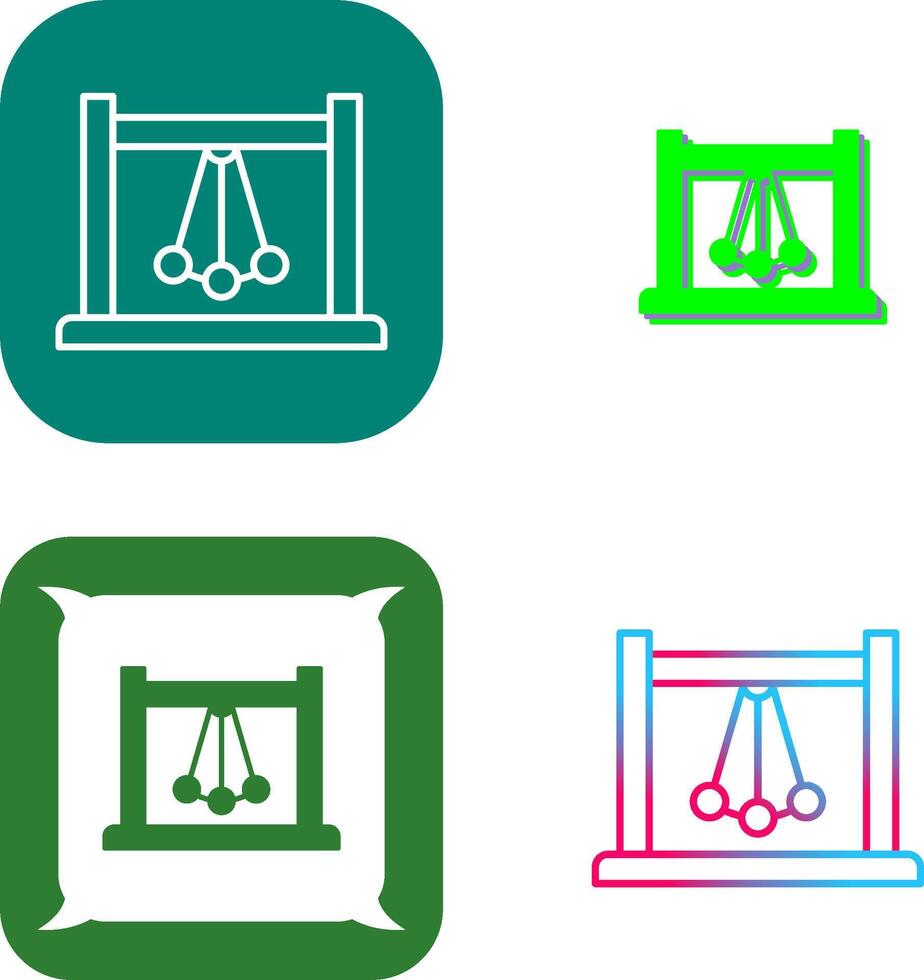 Pendulum Icon Design vector