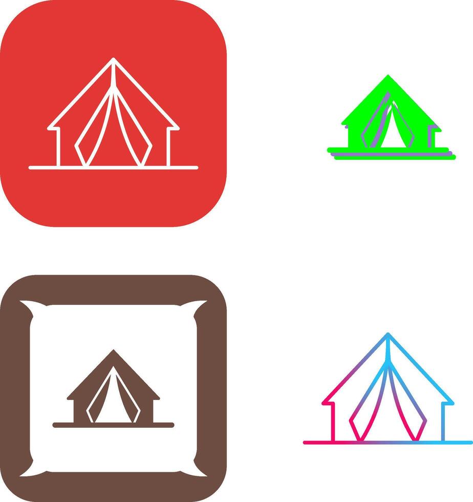 Camp Icon Design vector