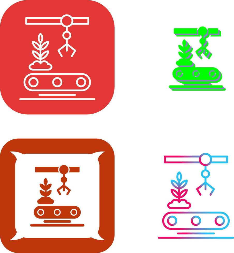 Conveyor Icon Design vector