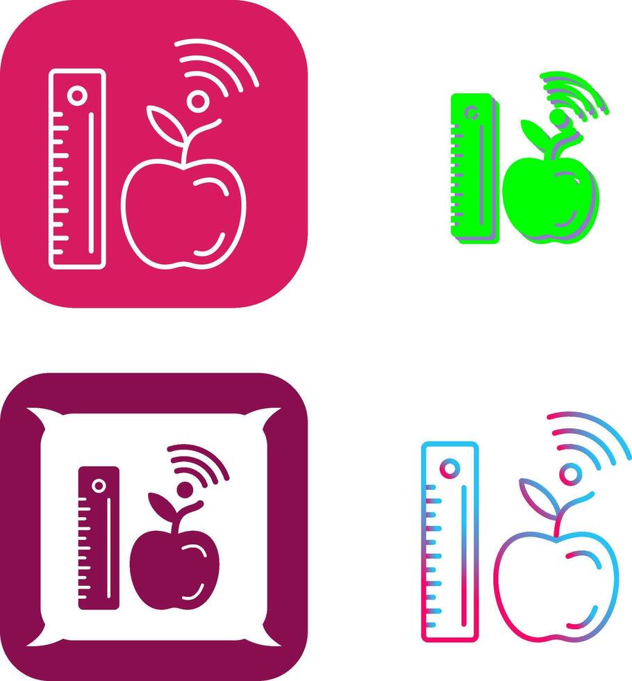 Measure Icon Design vector