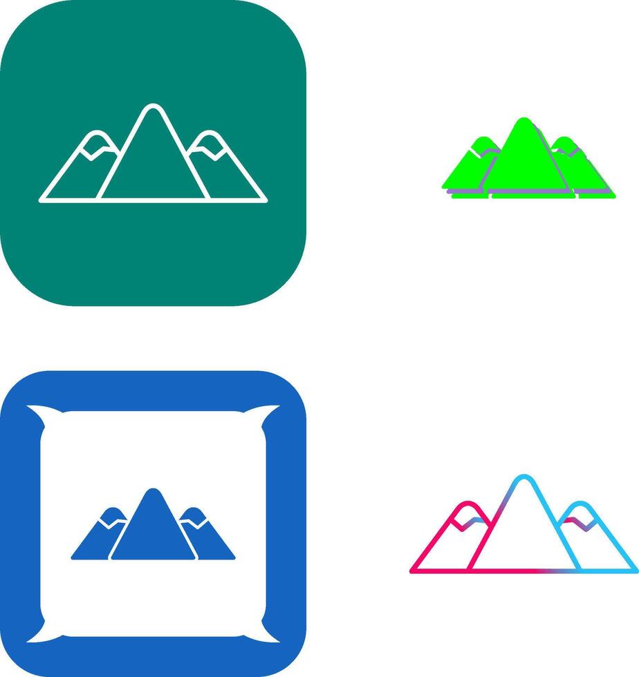 Mountain Icon Design vector