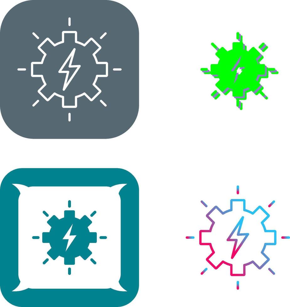 Electricity Icon Design vector
