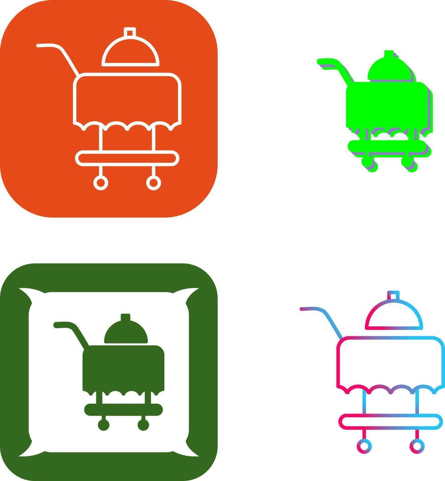 Room Service Icon Design vector