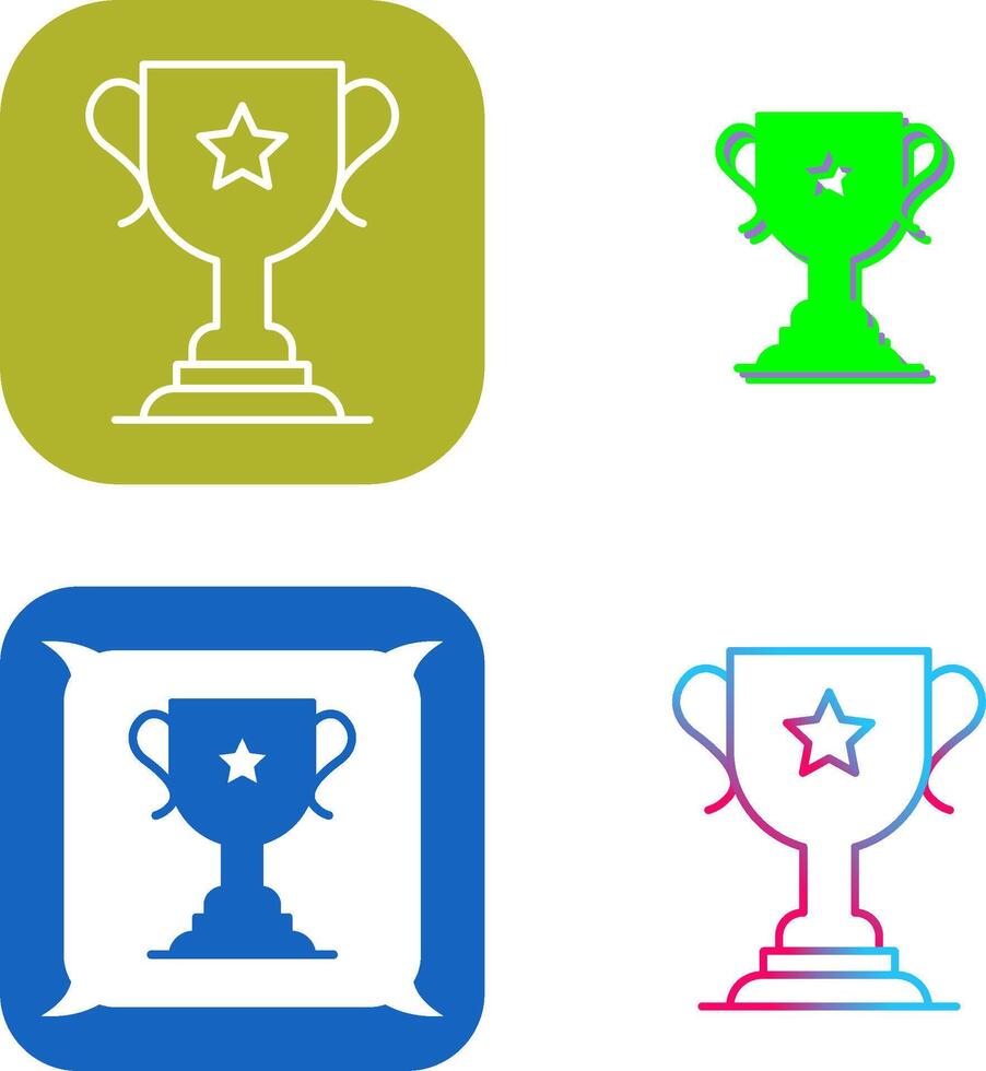 Trophy Icon Design vector