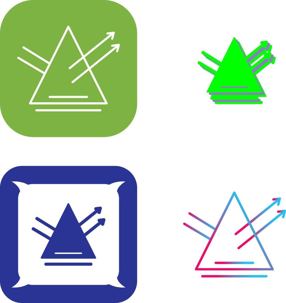 Reflection Icon Design vector
