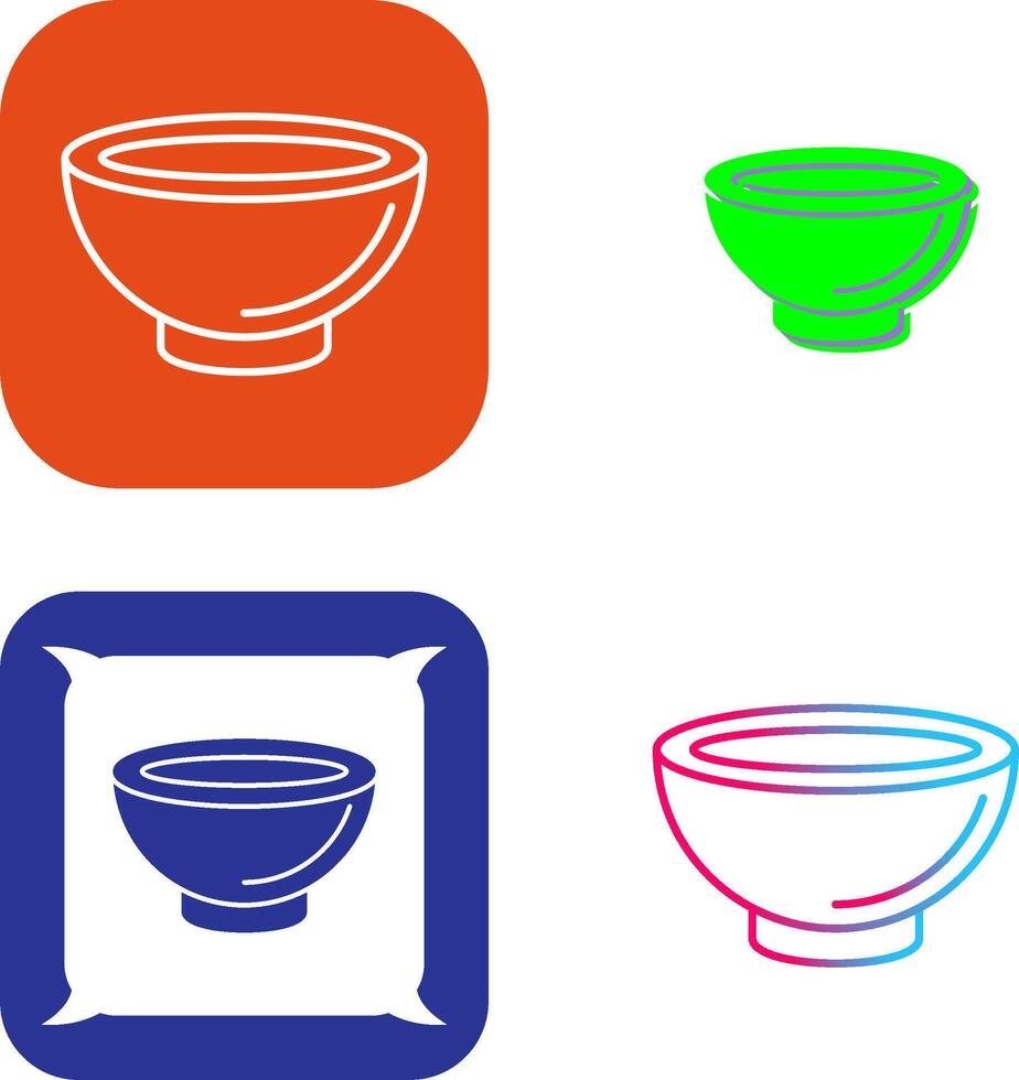 Bowl Icon Design vector