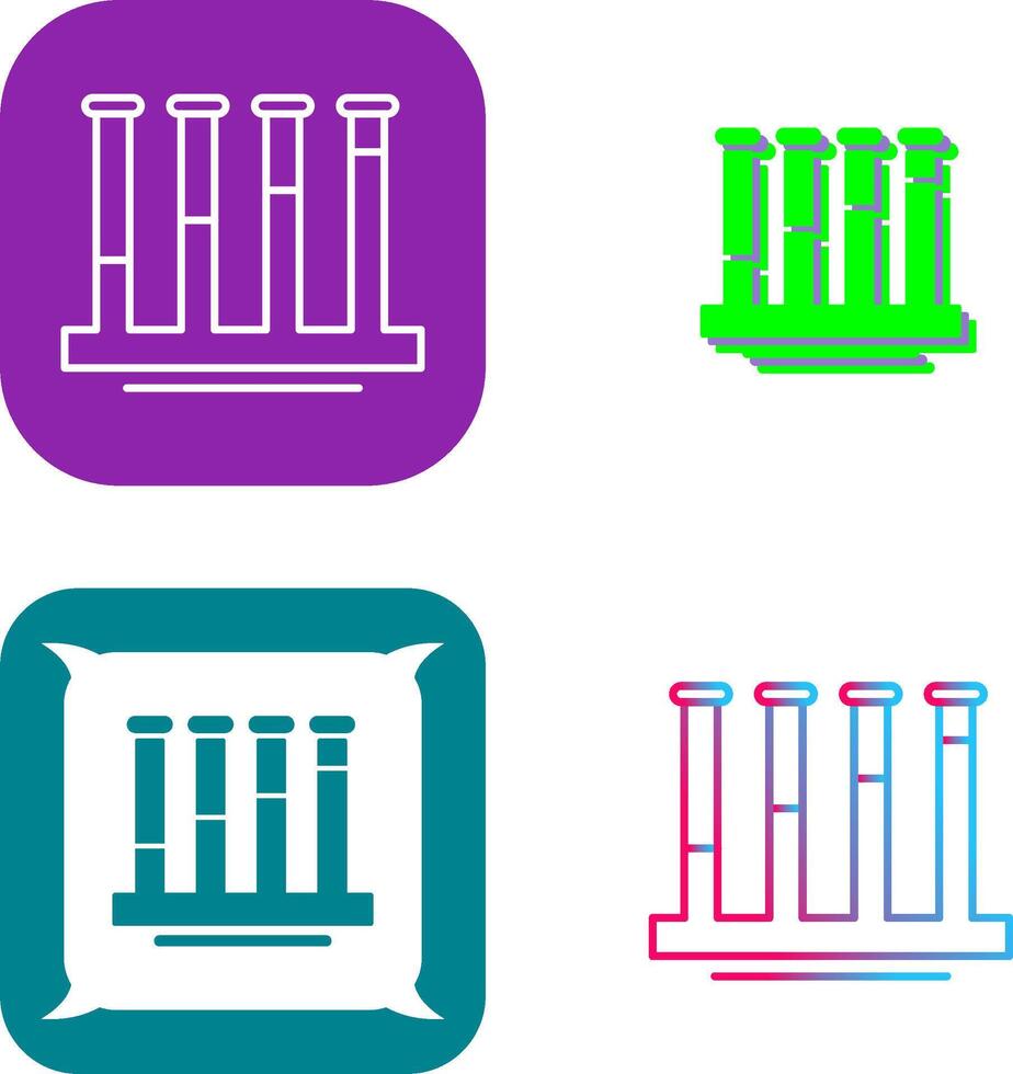 Communicating Vessels Icon Design vector