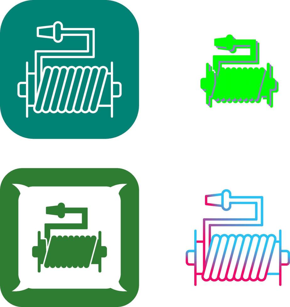 Water Hose Icon Design vector