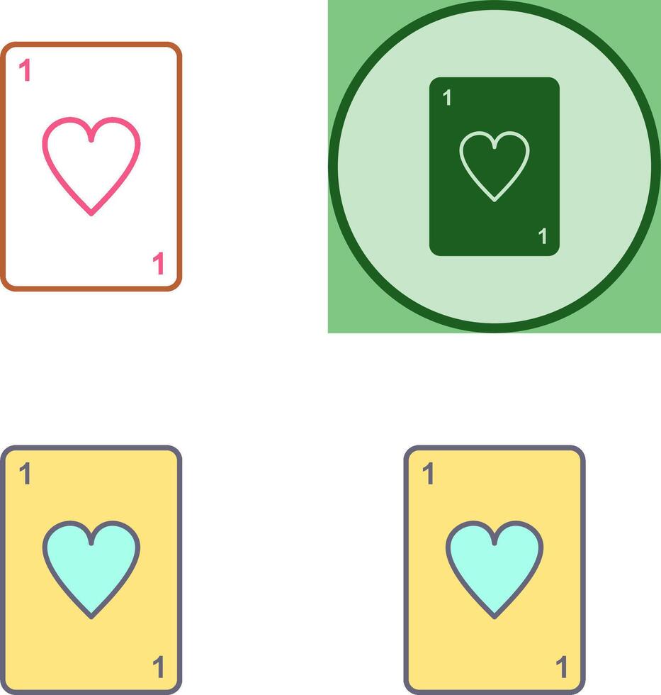 Unique Card Icon Design vector