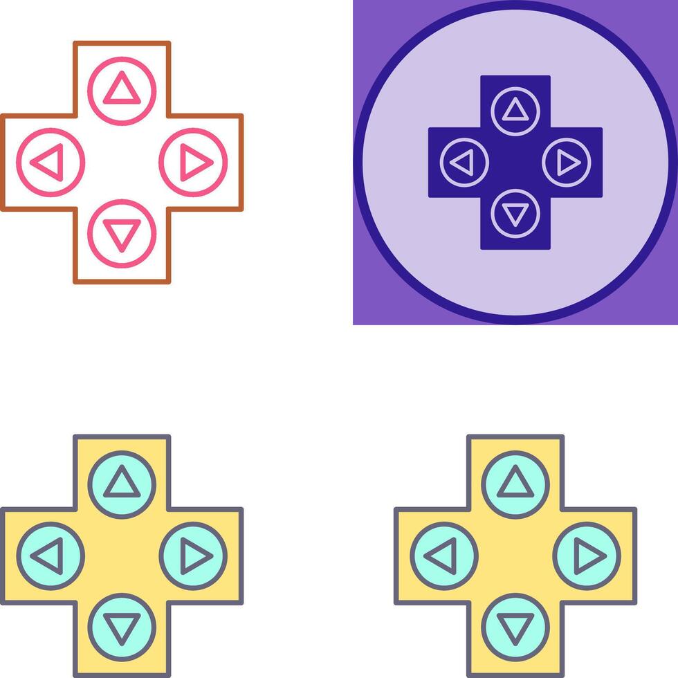 Unique Gaming Control Icon Design vector
