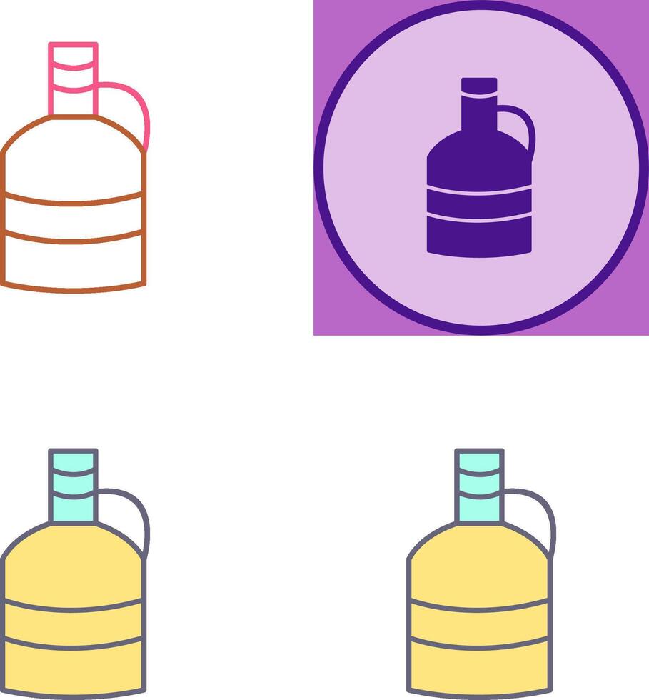 Unique Moon Shine Icon Design vector
