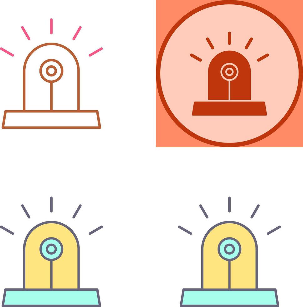 Unique Siren Icon Design vector