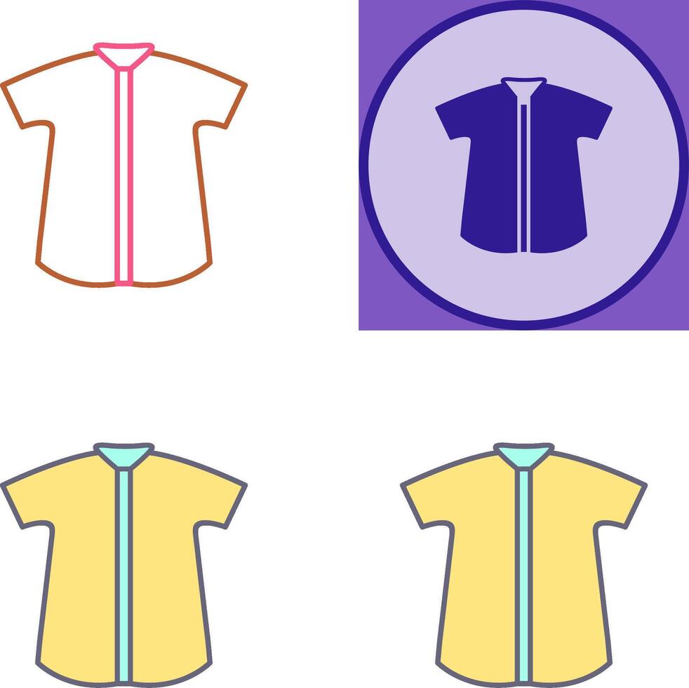 Check Shirt Icon Design vector