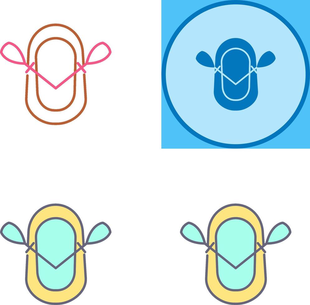 Dinghy Icon Design vector