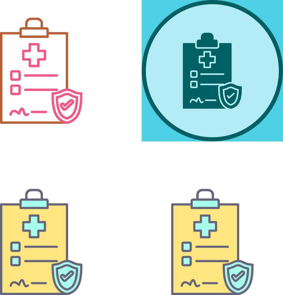 Health Protection Icon Design vector