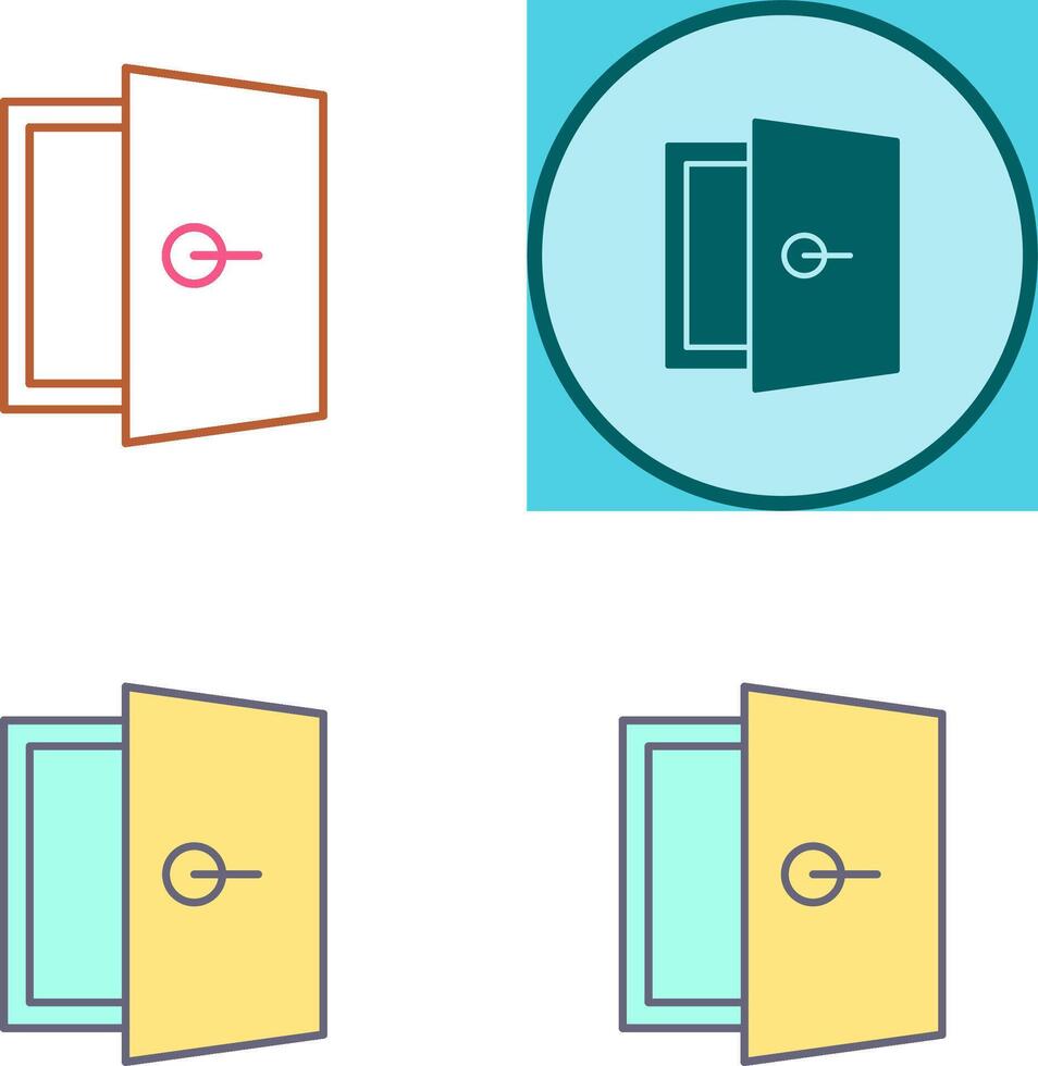 Door Icon Design vector