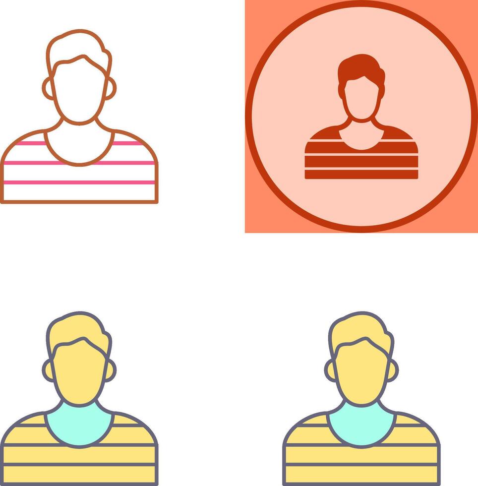 Prisioner Icon Design vector