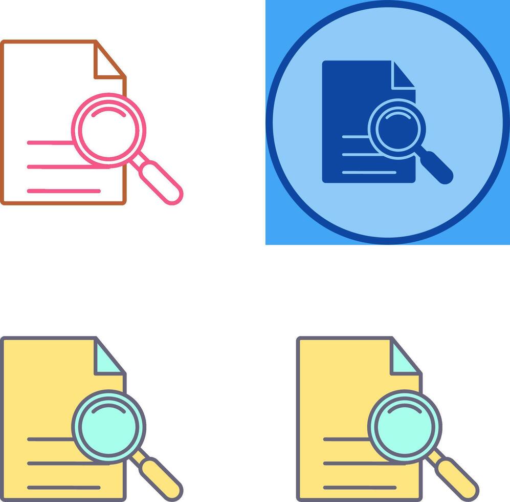 search Icon Design vector