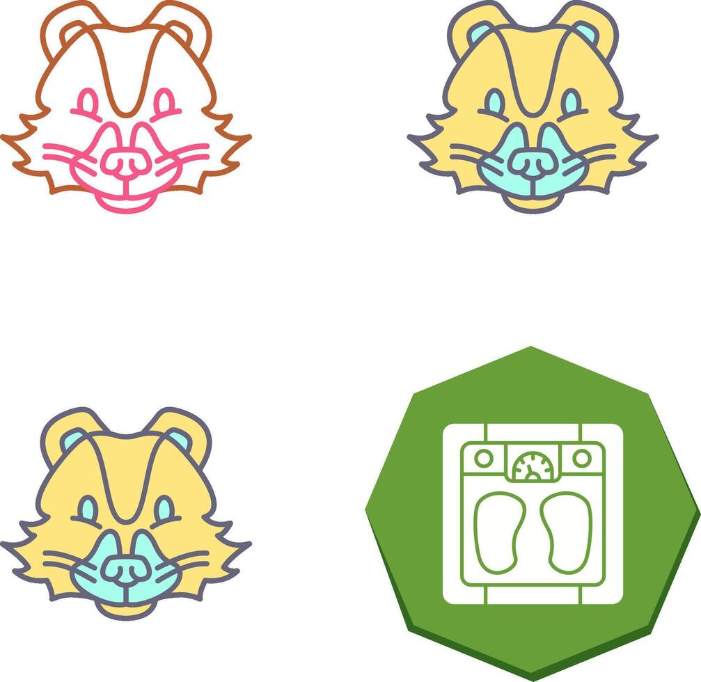 Skunk Icon Design vector