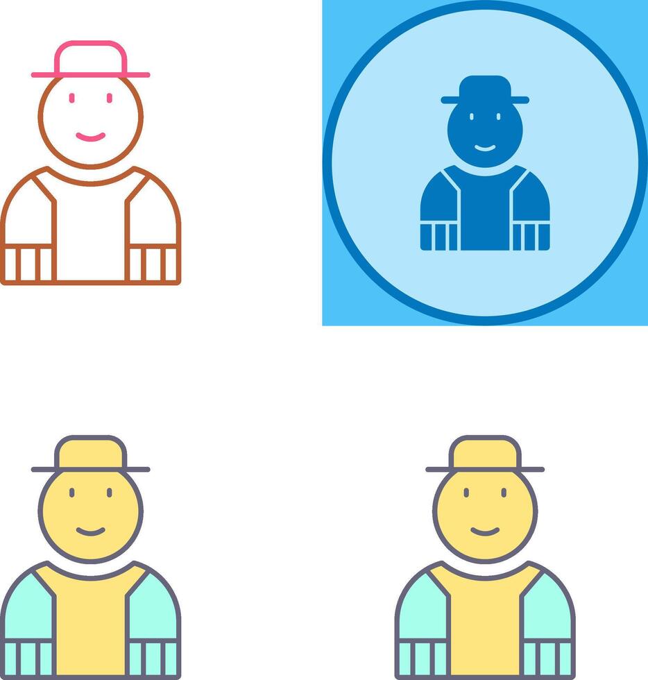 Gardener Icon Design vector
