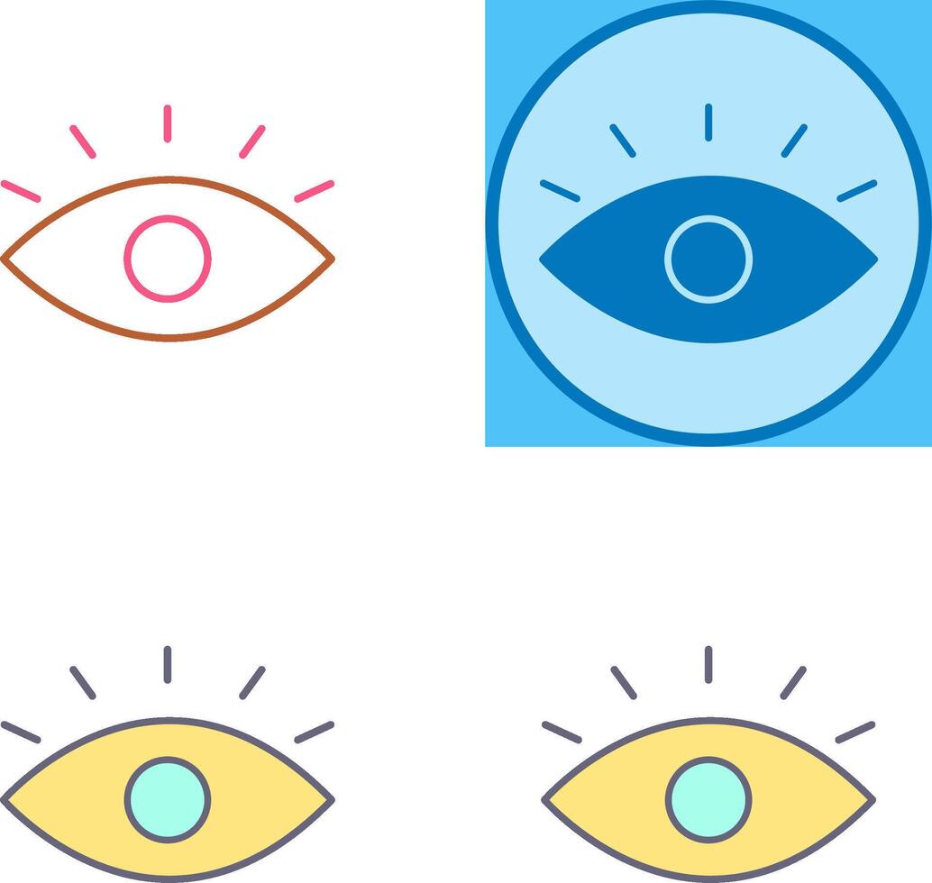 diseño de icono de ojo vector