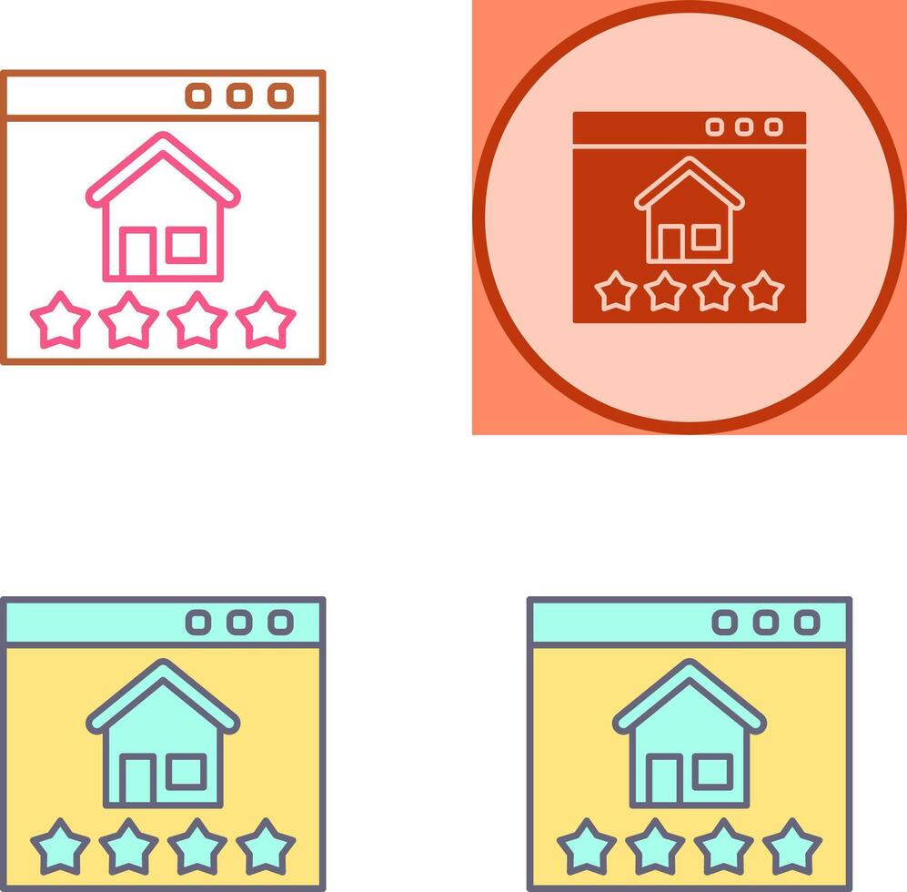 Rating Icon Design vector