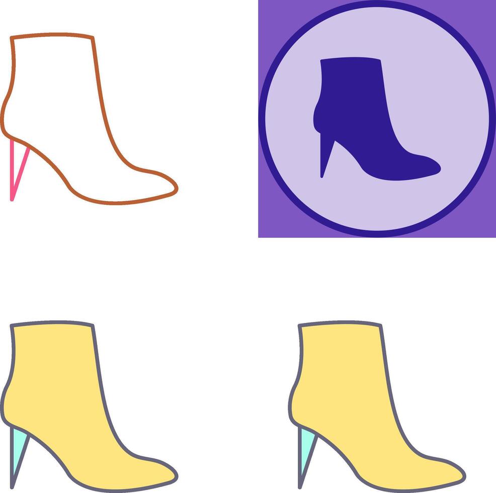 Stilletos Icon Design vector