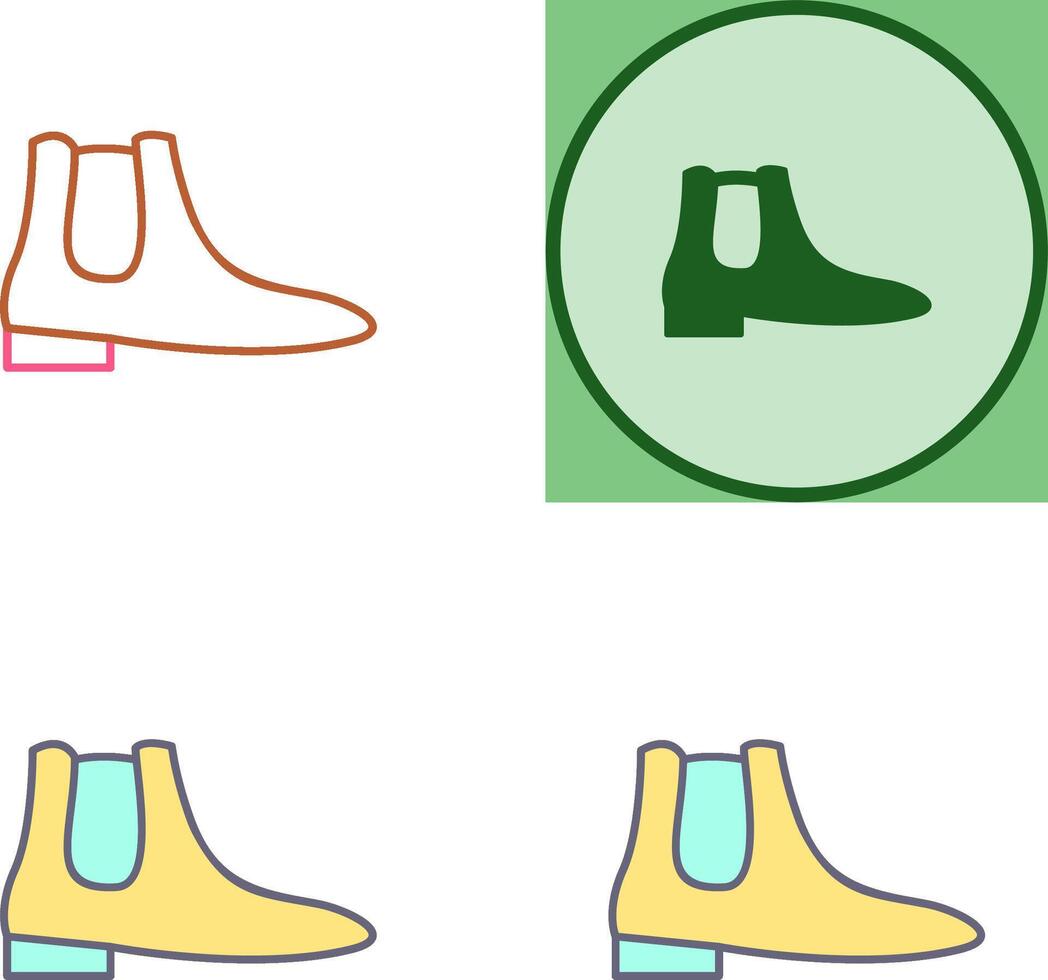 de los hombres botas icono diseño vector