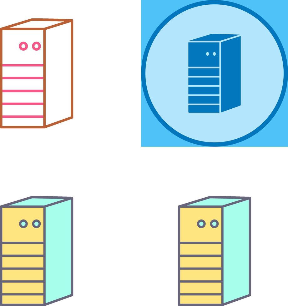 Server Network Icon Design vector