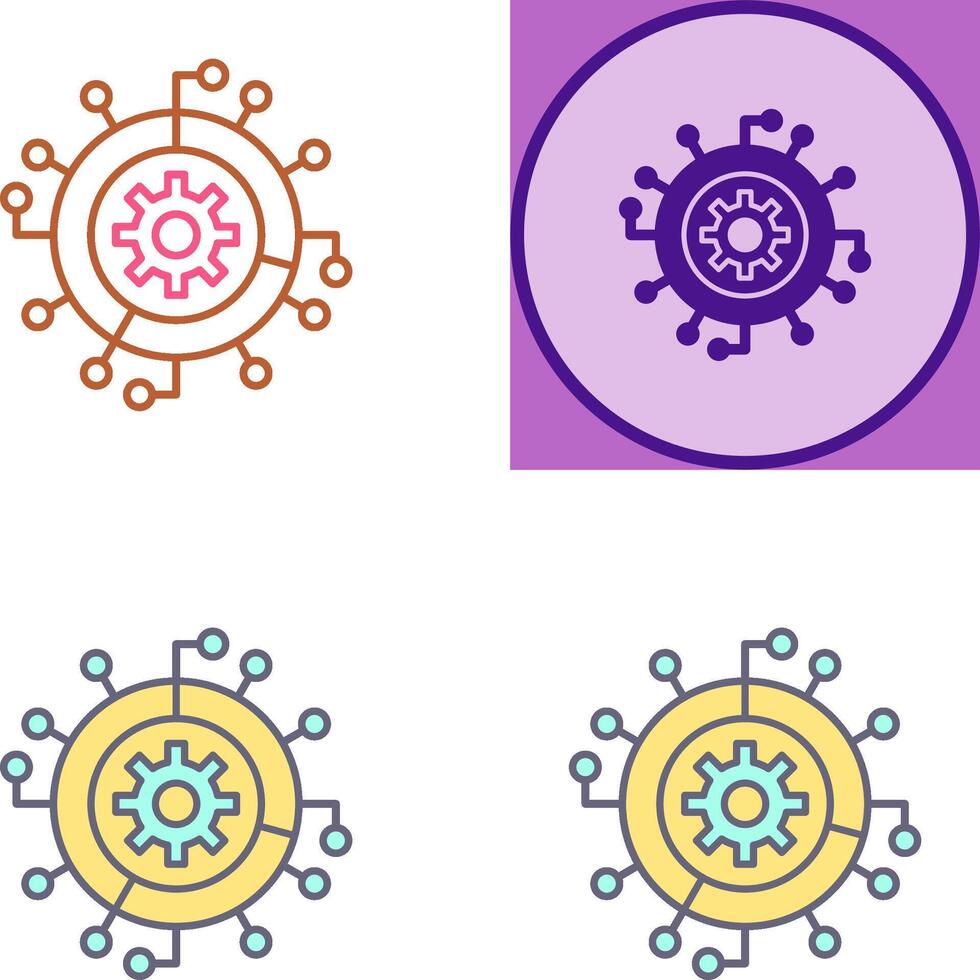 Progress Icon Design vector