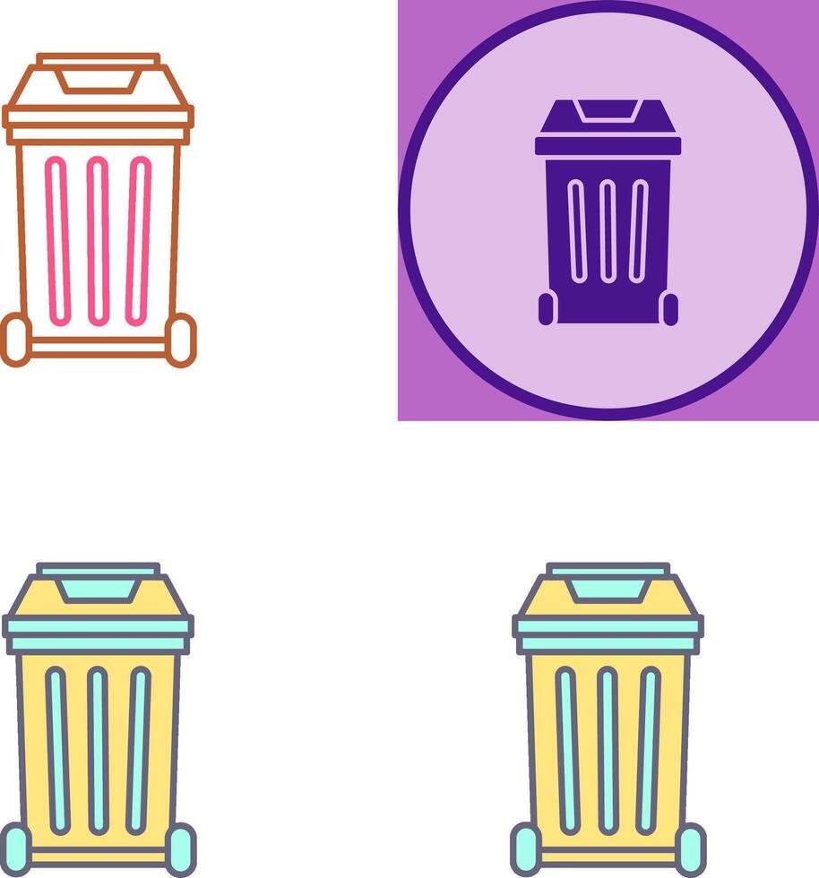 Garbage Icon Design vector
