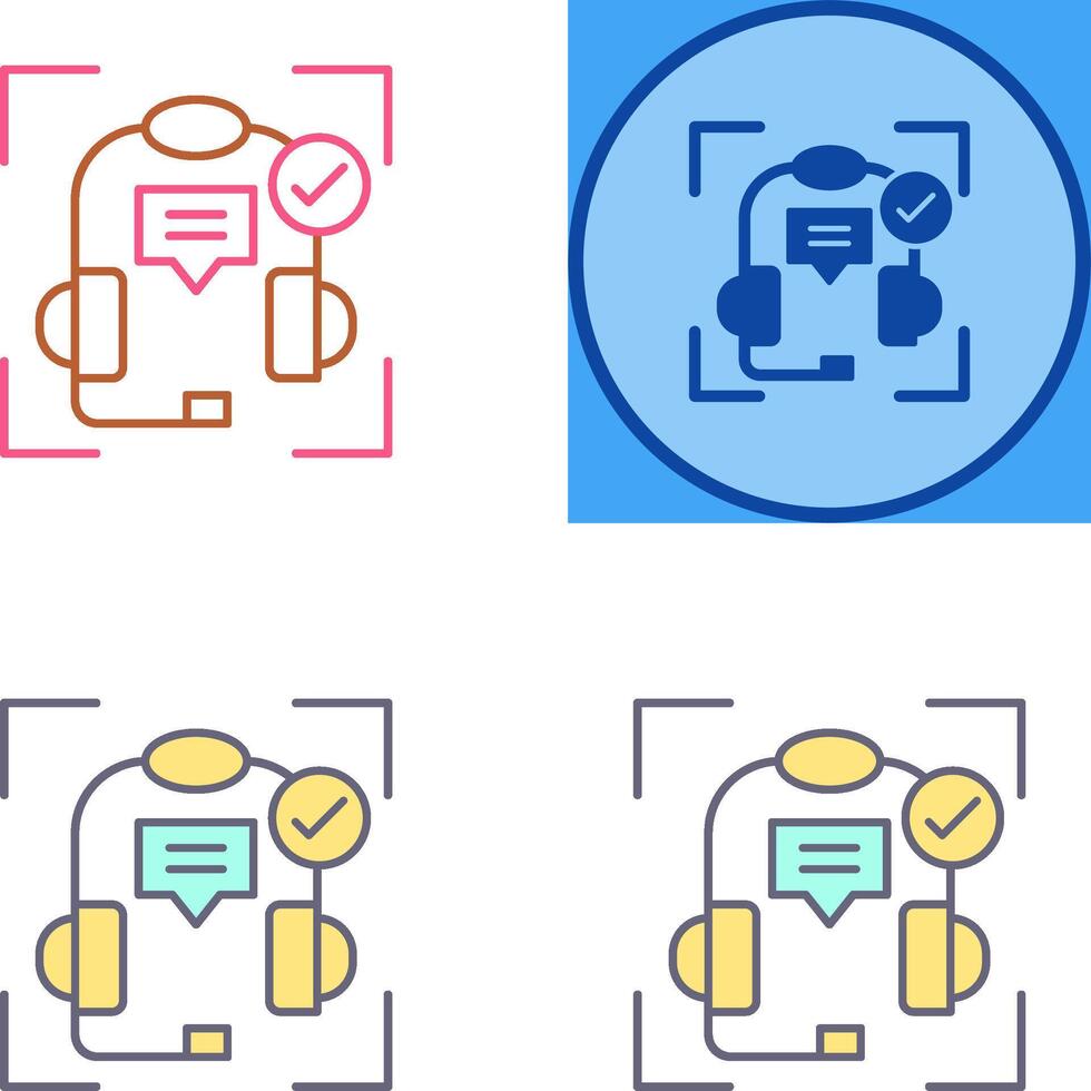 Technical Support Icon Design vector