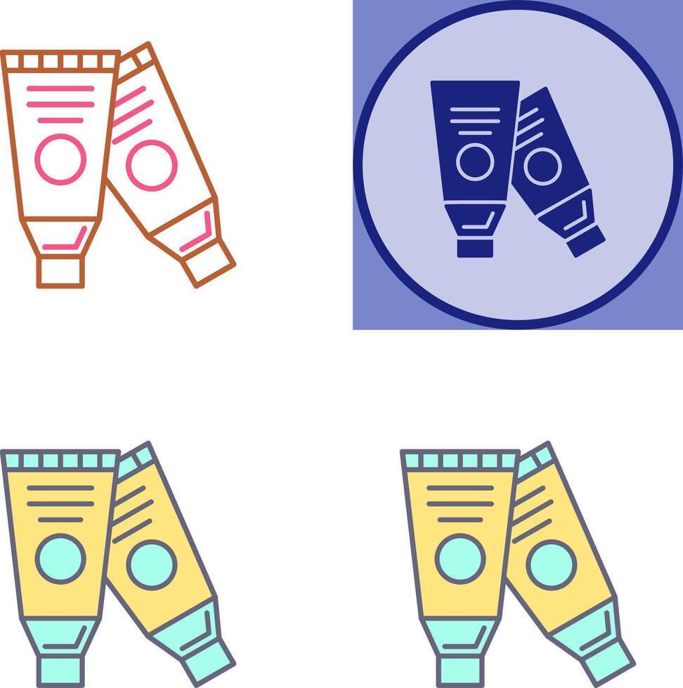 Paint Tube Icon Design vector
