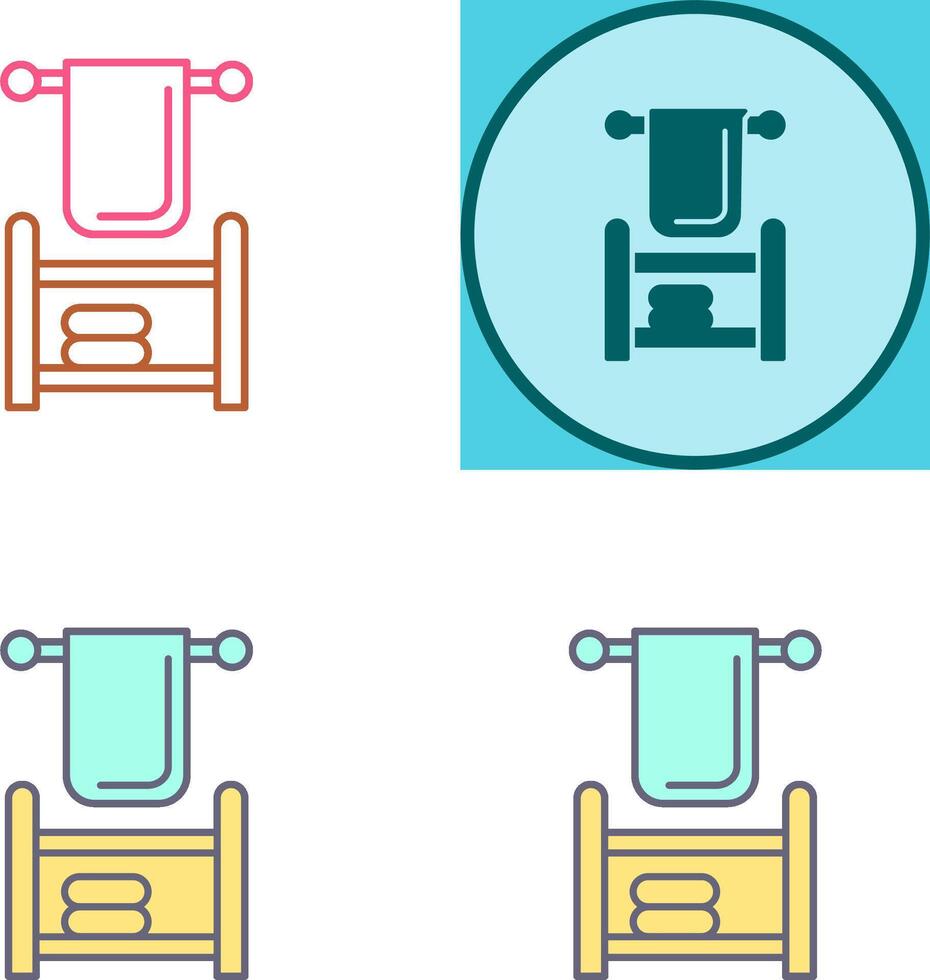 Towel Icon Design vector