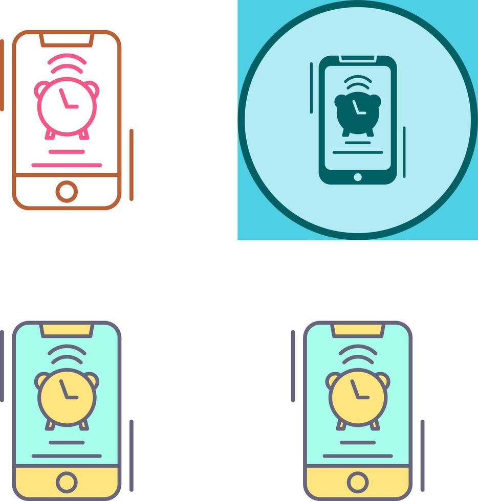 Alarm Icon Design vector