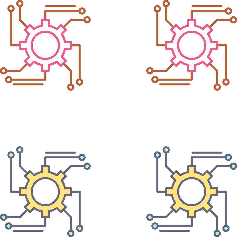 Automation Icon Design vector