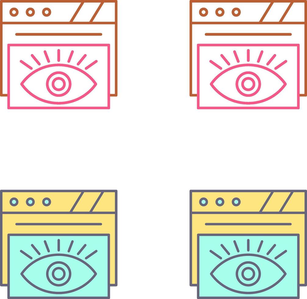 Eye Icon Design vector