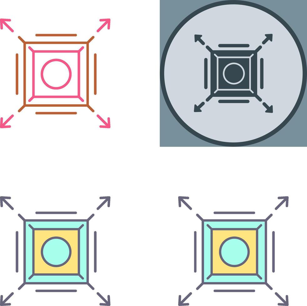 Maximize Icon Design vector