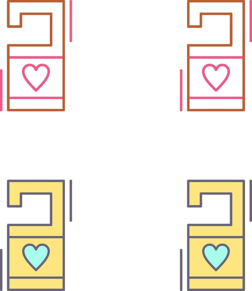 Door Knob Sign Icon Design vector