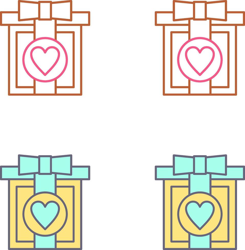 Gift Box Icon Design vector
