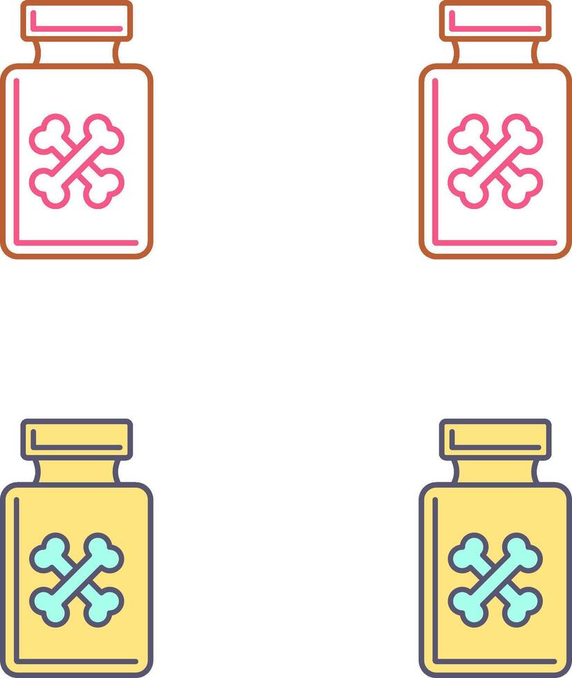 Poison Icon Design vector
