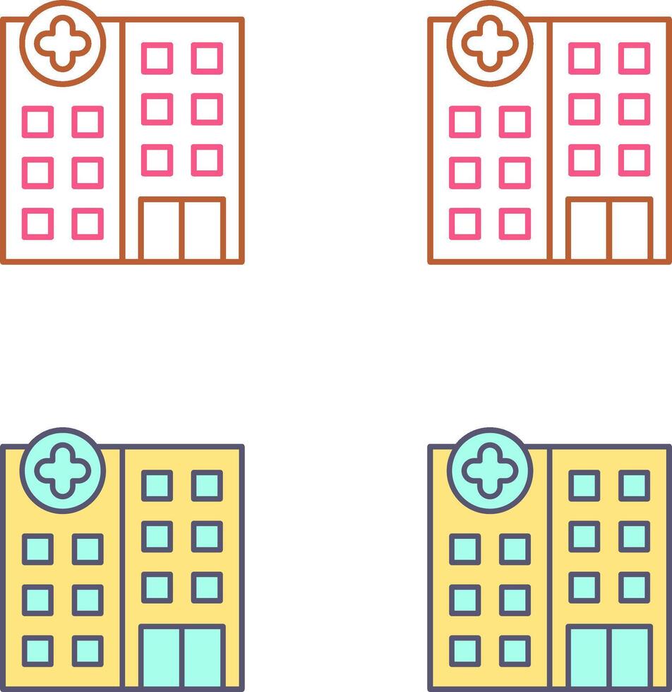 Hospital Icon Design vector