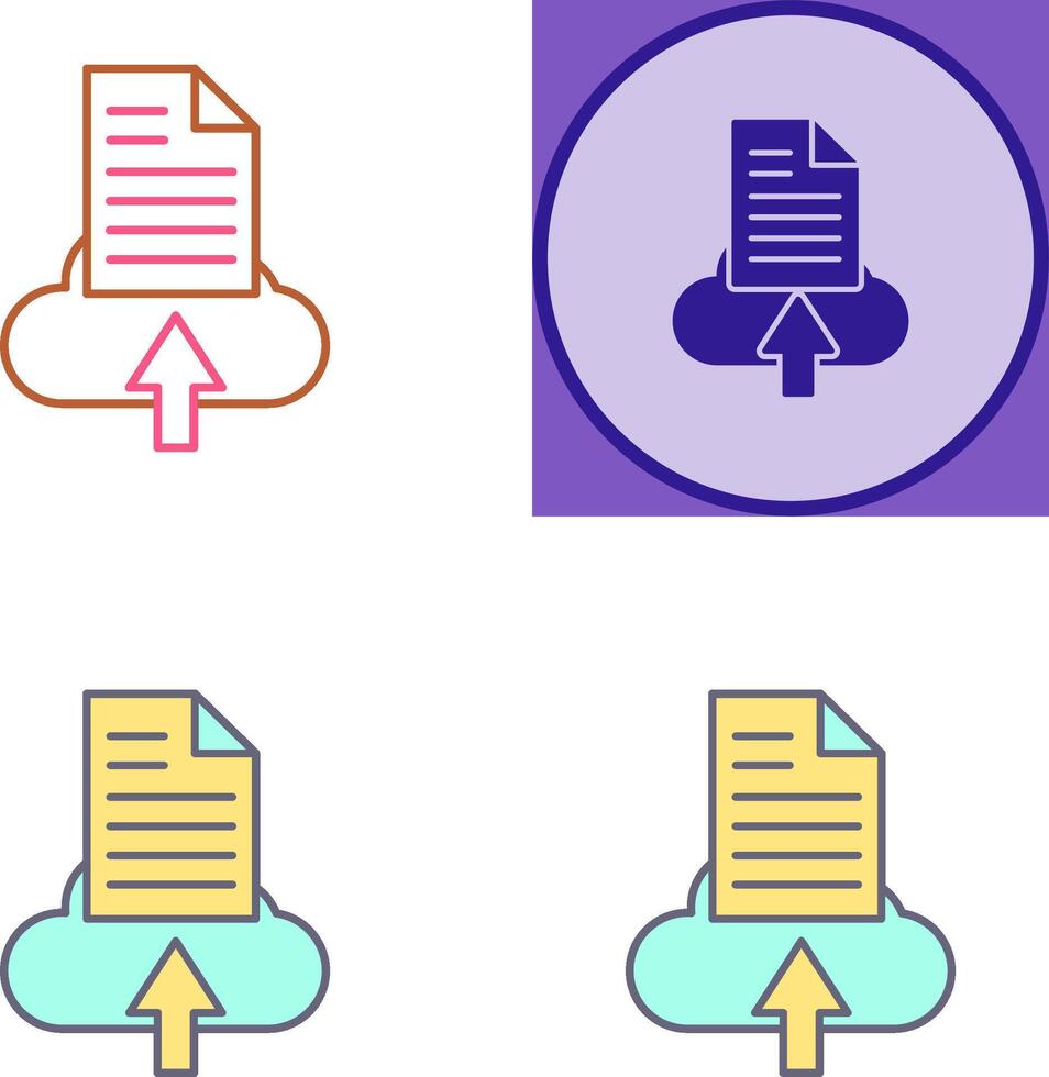 File Upload Icon Design vector