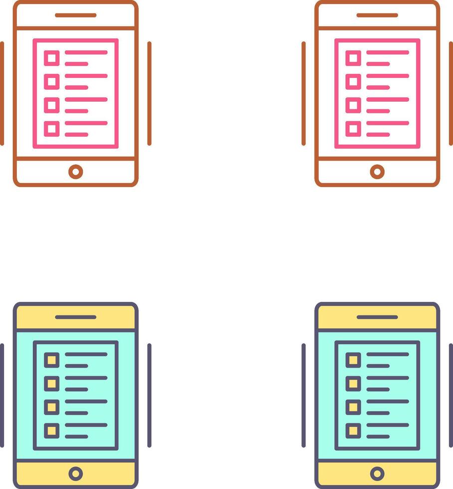 Online Test Icon Design vector