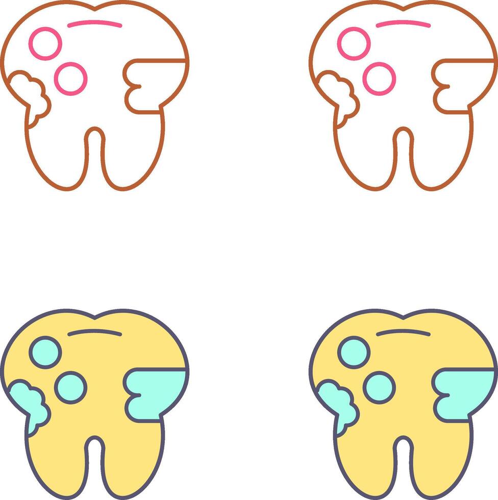 Caries Icon Design vector