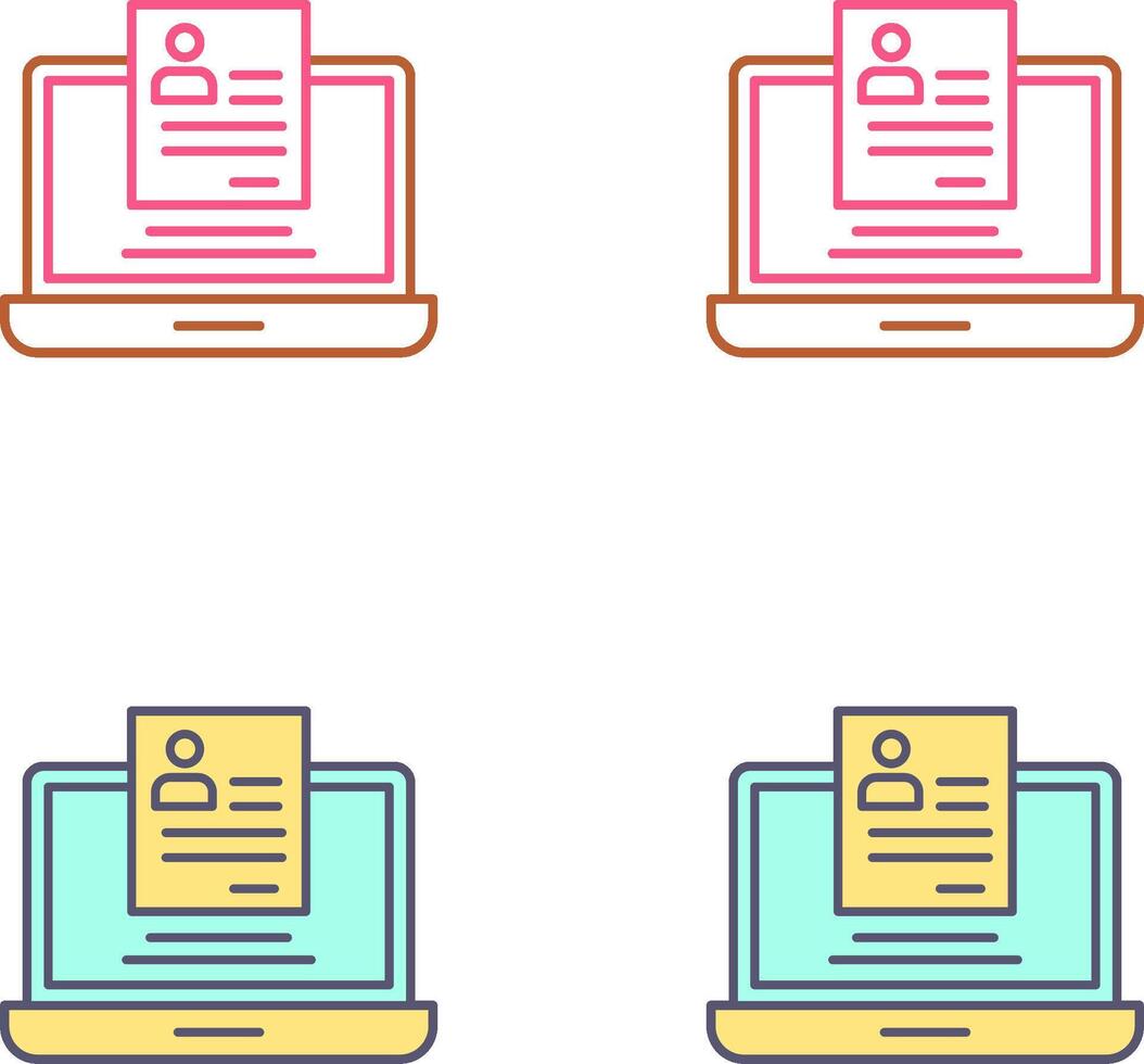 Registration Icon Design vector
