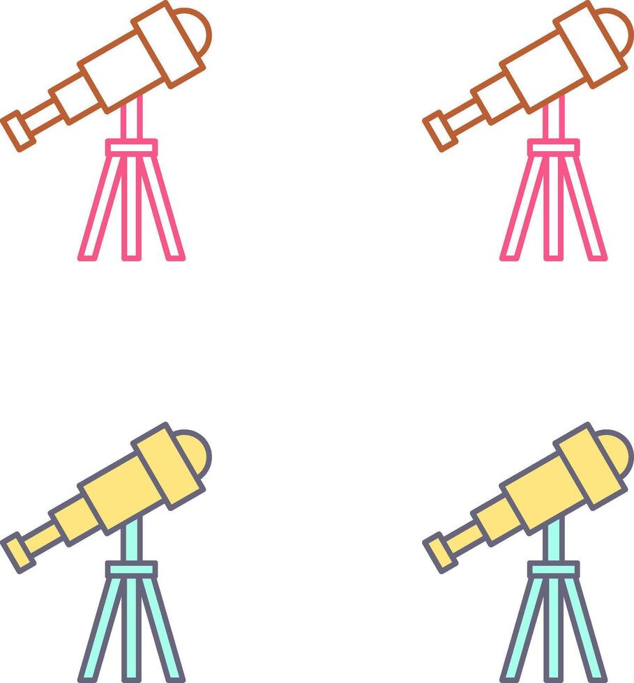 Telescope Icon Design vector